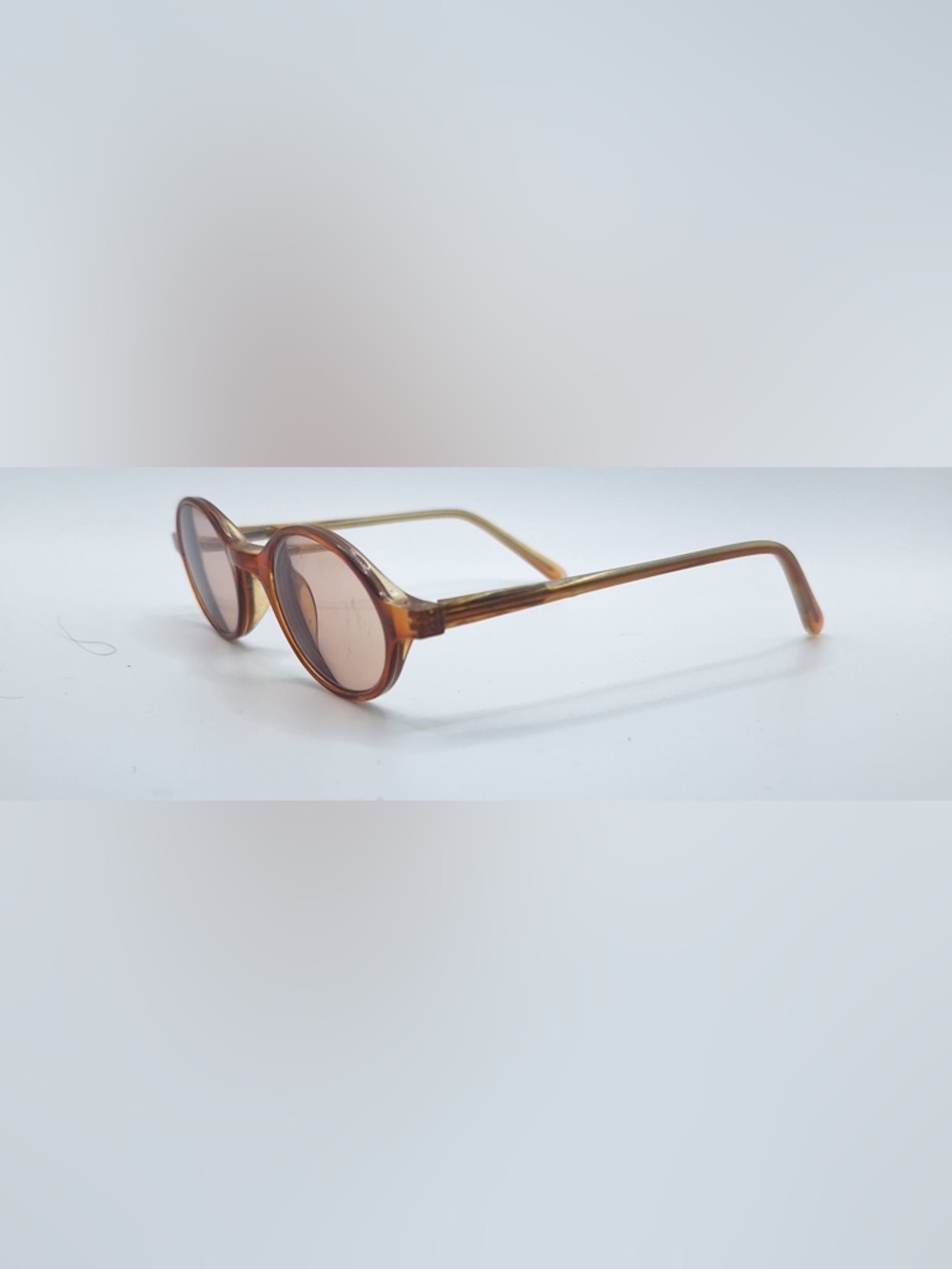 Simply Basics Brown Oval Sunglasses Frames Only - Picture 2 of 7